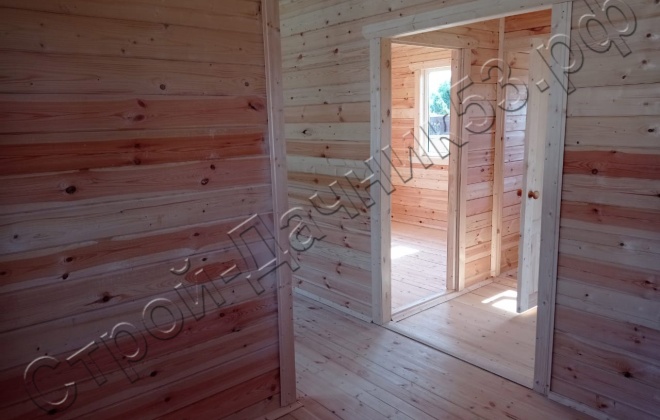 4 Брусовой дом  ОД-34, 6х6м, 37М², Московская область, Истринский район, СНТ «Новатор» (9)